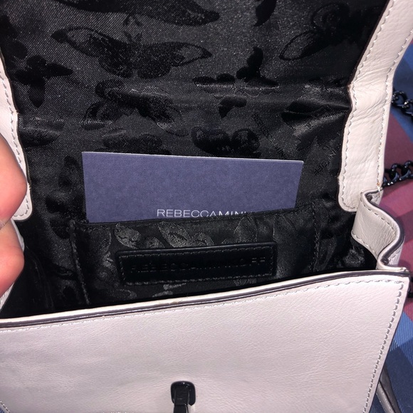 REBECCA MINKOFF QUILTED LEATHER MINI LOVE BAG - Picture 10 of 10